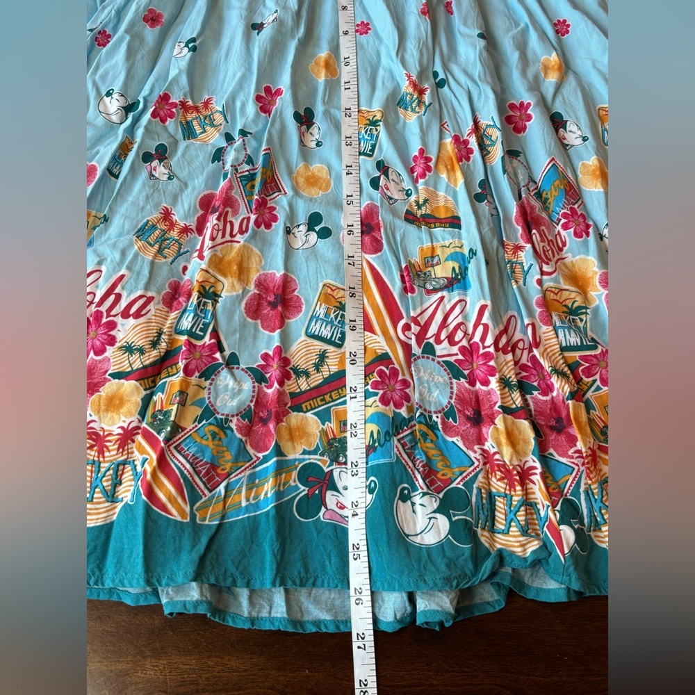 Disney Her Universe Aloha Mickey Minnie Hawaii Print Skirt Size 1 XL - Picture 6 of 6